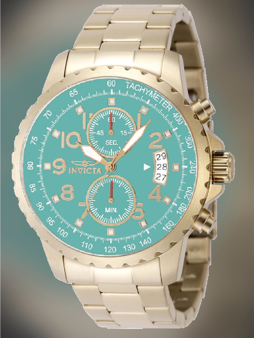 Invicta Specialty Men's Watch 47mm Gold Stainless Steel Chronograph 69794